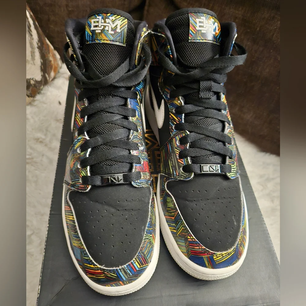 JORDAN 1 RETRO BHM (2016) (GS) - Picture 5 of 10